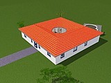 Bungalow mit Atrium 161 qm Wohnfläche