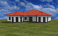 Winkelbungalow 167 mit zwei Erkern Variante 3 und 4; 167 m² Wohnfläche