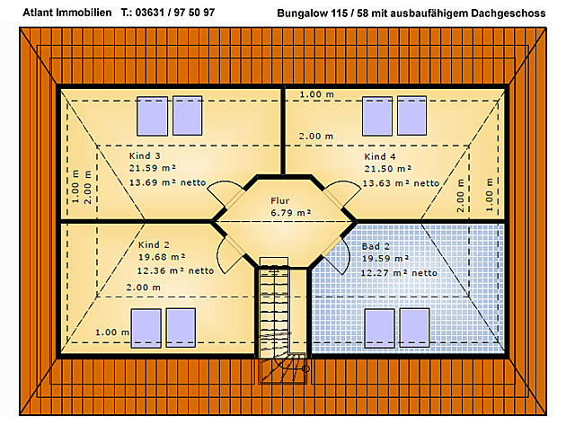 Bungalow 115 58 Einfamilienhaus Neubau Massivbau Grundriss Stein auf Stein